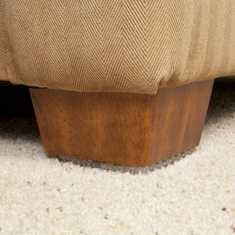 2-in-1 Large Self-Stick Furniture Floor Protectors with Interlocking Design - 4\