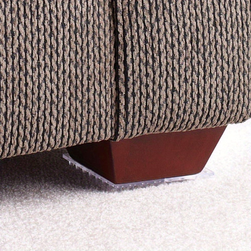 2-in-1 Large Self-Stick Furniture Floor Protectors with Interlocking Design - 4\