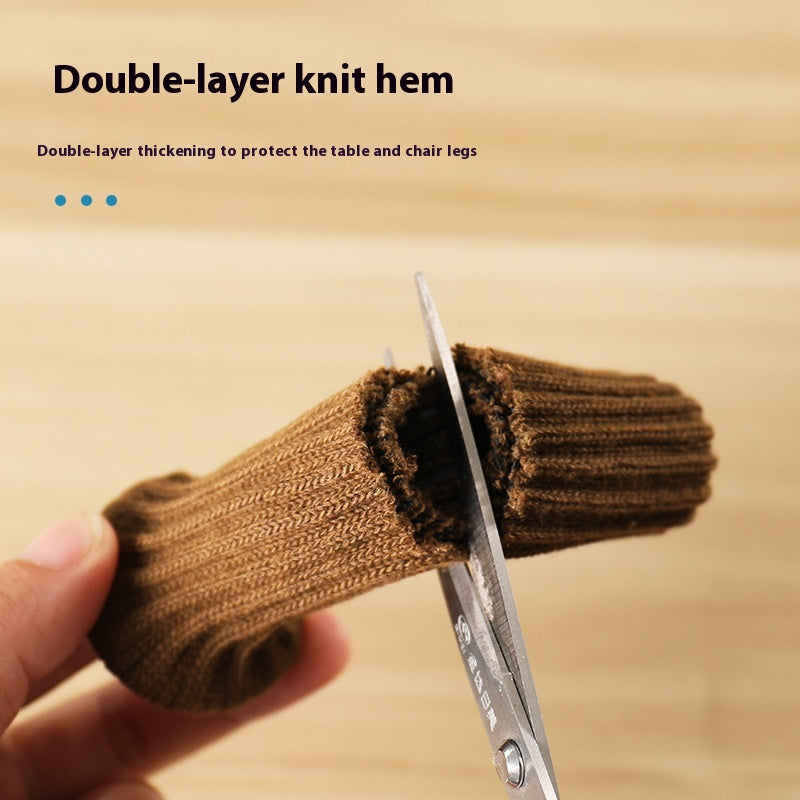 36pcs Fleece Cloth Chair Leg Socks - High Elastic Non Slip Floor Protectors, Knitted Furniture Pads, Fit Diameter, Furniture Caps Set for Table and Chair Legs