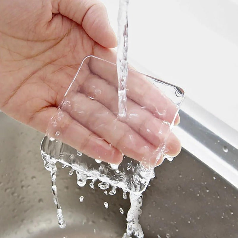 4pcs Heavy-Duty Furniture Pads - Non-Slip, Shock-Absorbing, Heat-Resistant up to 150°C\u002F302°F - Anti-Vibration Floor Protectors for Washing Machines, Sofas, Tables, Appliances - Clear Floor Pads for Hardwood, Tile, Carpet - Easy Installation, Furnitur