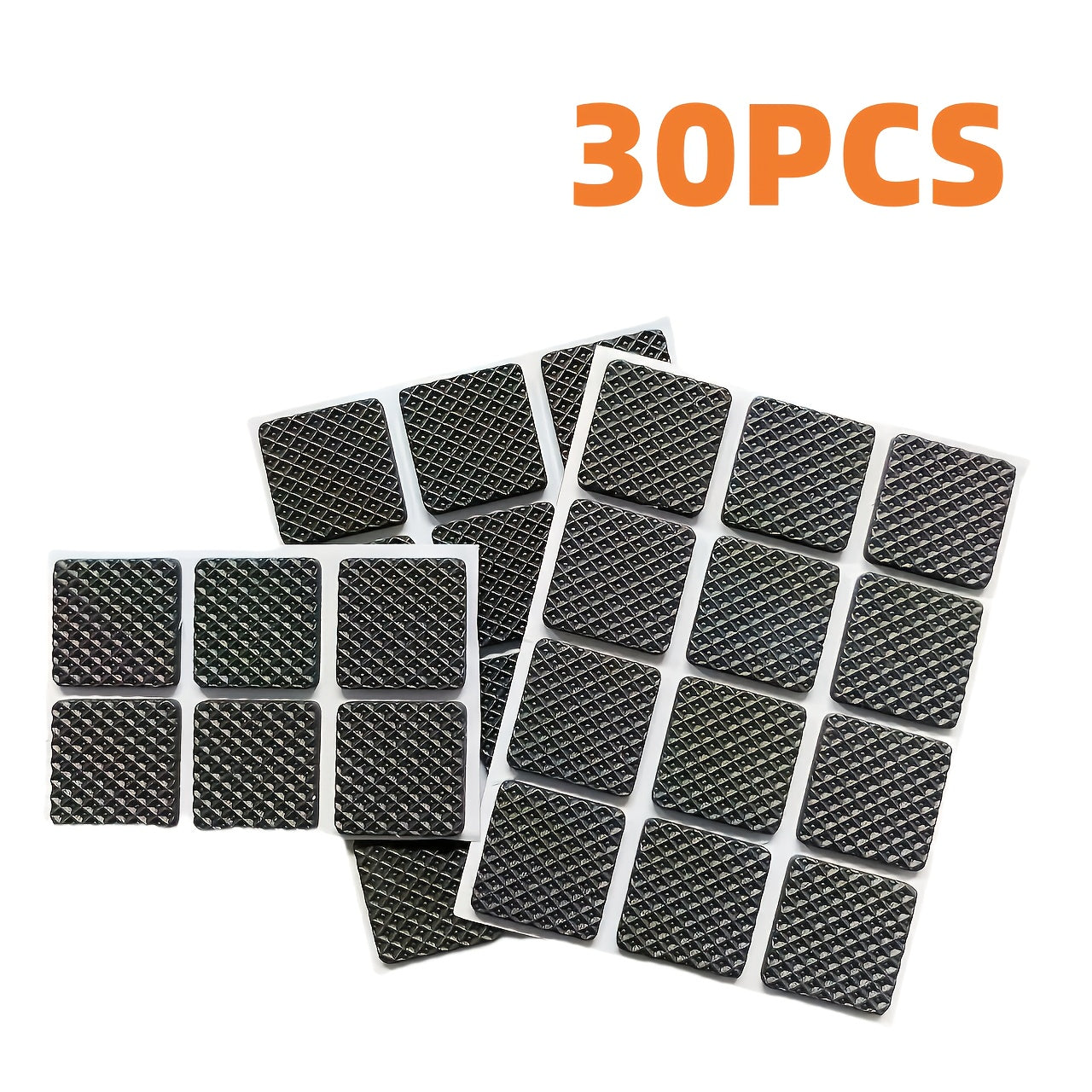 30pcs Noise Reduction Chair Leg Protectors, Slip-resistant Furniture Pads, Durable Metal Surface - Suitable for Dining Chairs and Tables, Creating a Quiet Home Environment, Noise-reducing Chair Pads