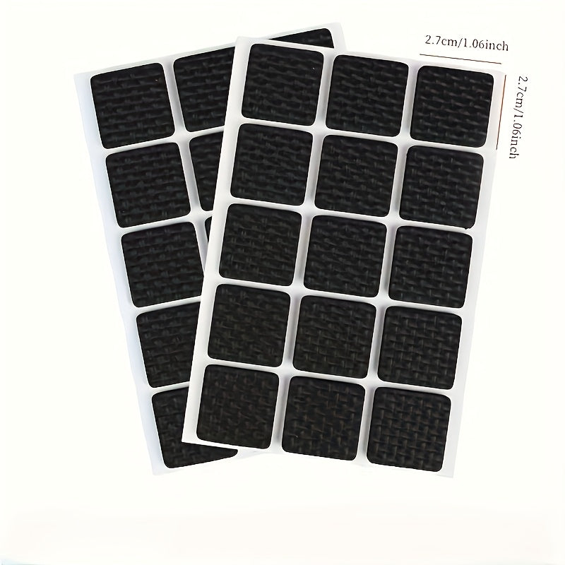 30pcs Noise Reduction Chair Leg Protectors, Slip-resistant Furniture Pads, Durable Metal Surface - Suitable for Dining Chairs and Tables, Creating a Quiet Home Environment, Noise-reducing Chair Pads