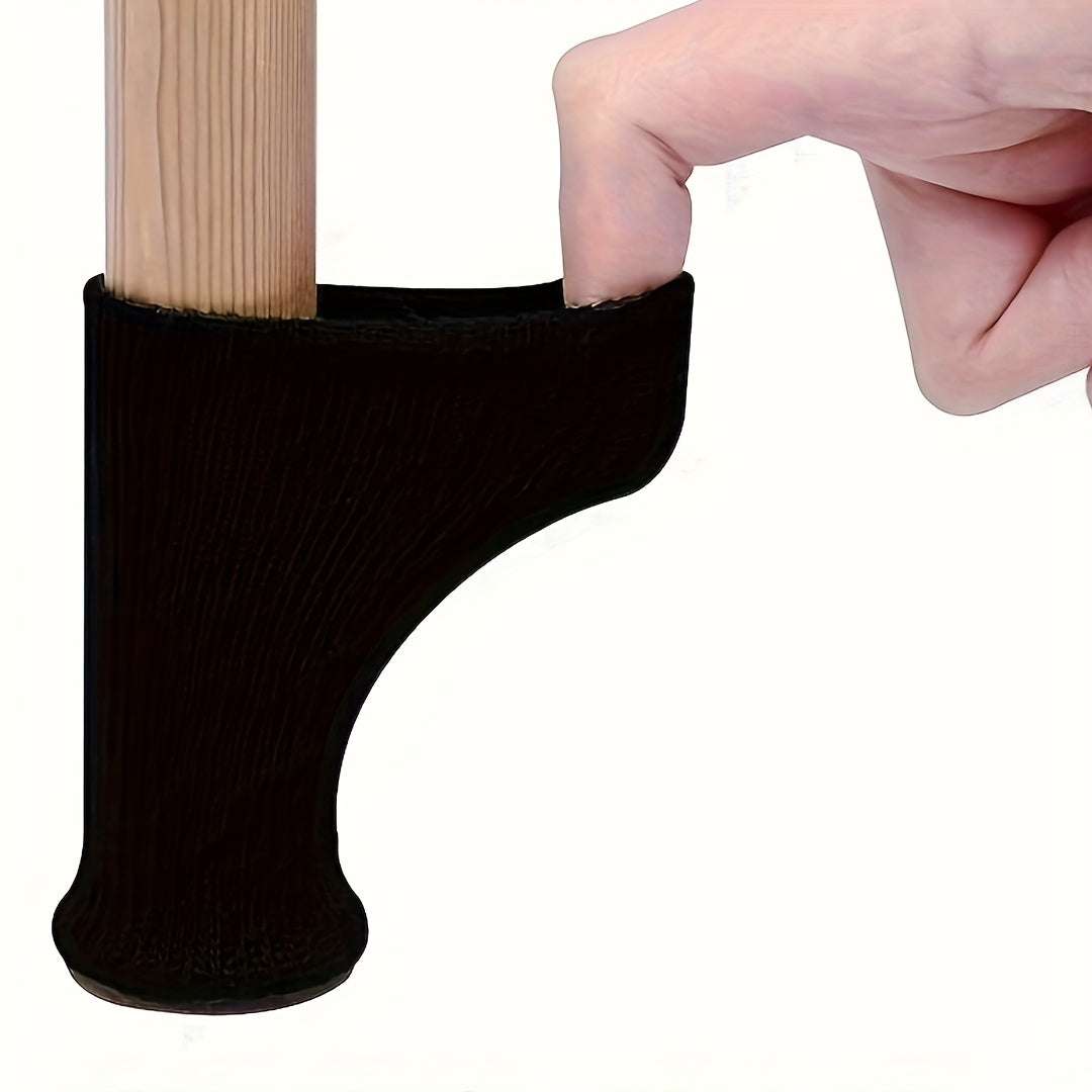 36pcs Fleece Cloth Chair Leg Socks - High Elastic Non Slip Floor Protectors, Knitted Furniture Pads, Fit Diameter, Furniture Caps Set for Table and Chair Legs