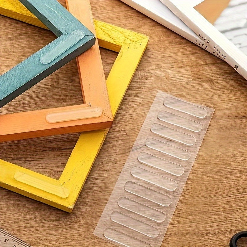 Clear Silicone Furniture Bumpers & Wall Protectors - Adhesive Door Edge Guards, Non-Slip Scratch-Resistant Floor Protectors for Cabinets, Tables, Chairs - Transparent Safety Bumpers for Home & Office Use, Scratch Prevention, Minimalist Design, Durable Pro