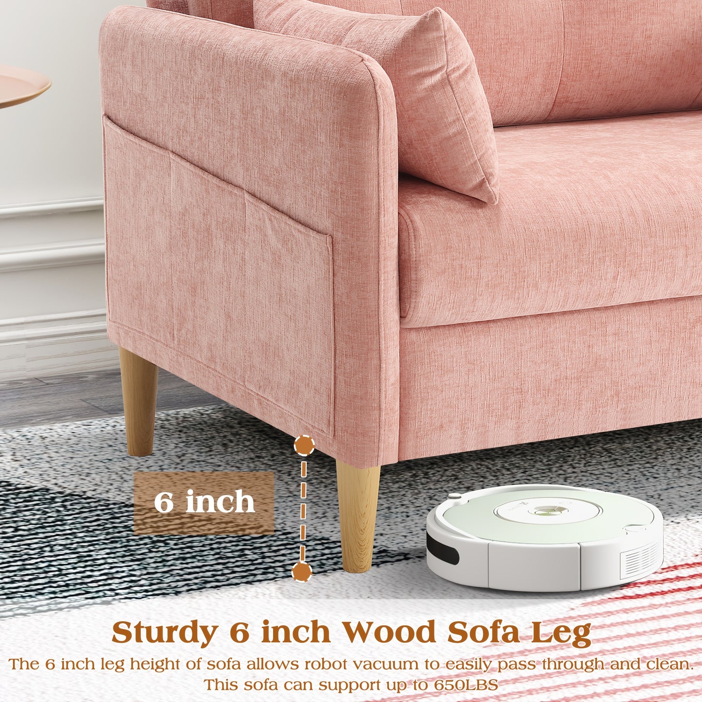 Loveseat Sofa, 47\