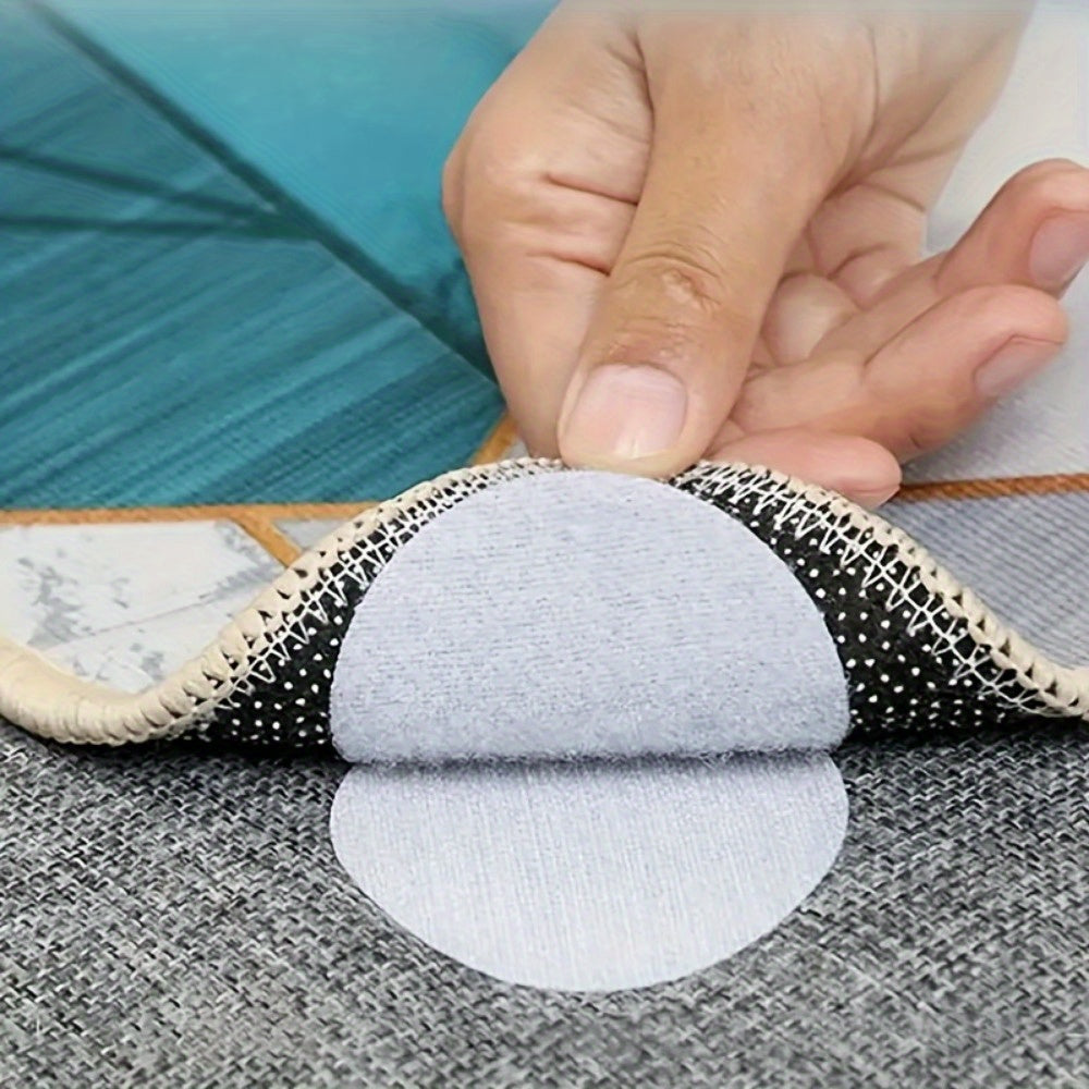 Heavy Duty Non-Slip Grip Pads - Strong Adhesive Dots, Removable No Residue Anti-Slip Stickers for Furniture, Carpets, Bed Sheets, Sofa Cushions - Fabric Tape for Moving, Home, Office, Warehouse - (Black\u002FWhite), Non Slip Furniture Grippers, Furniture