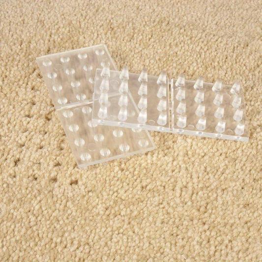 2-in-1 Large Self-Stick Furniture Floor Protectors with Interlocking Design - 4\