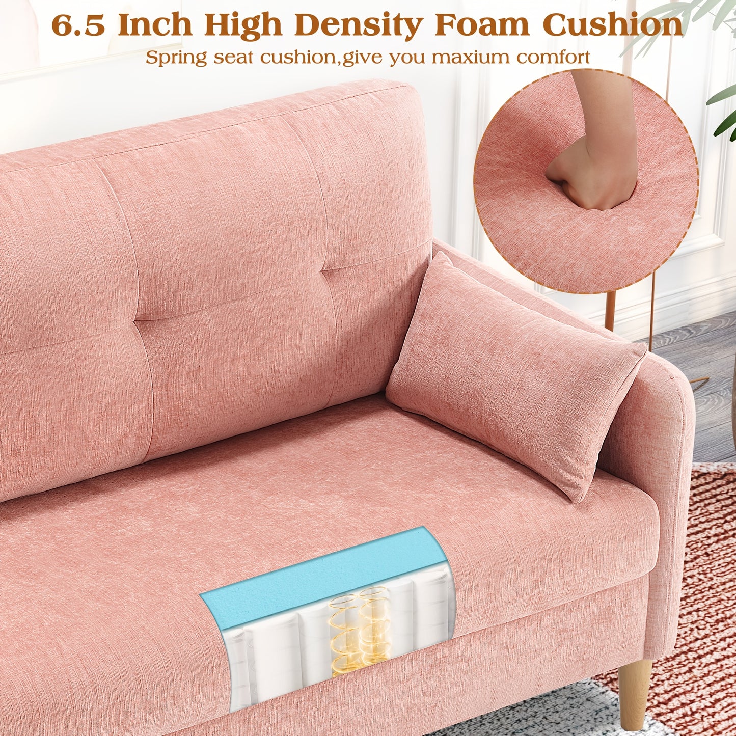 Loveseat Sofa, 47\