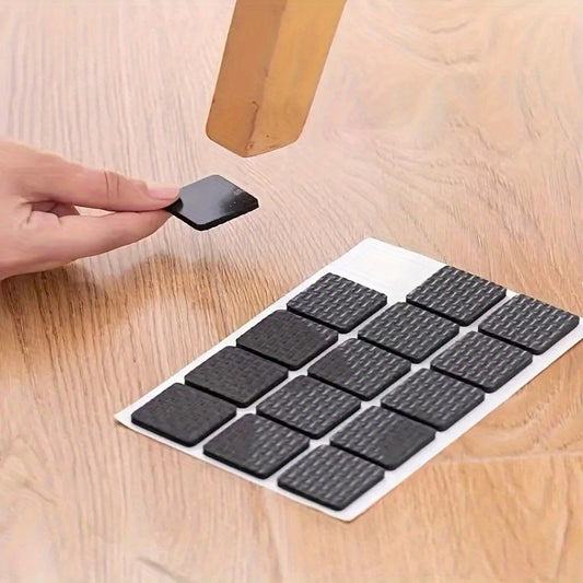 30 anti noise chair leg protectors, anti slip furniture mats, suitable for dining chairs and tables, durable materials, metal surface treatment, creating a quiet home environment